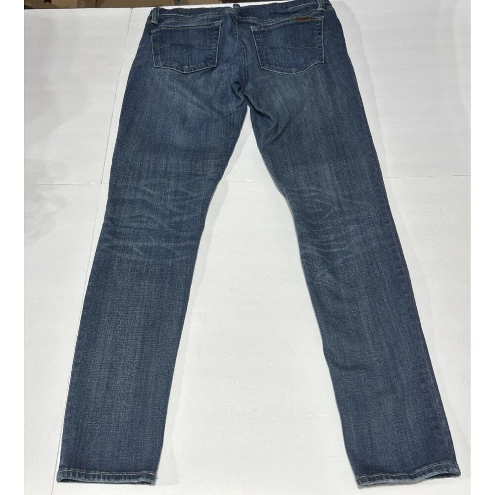 Polo Ralph Lauren Jeans Women's 8 29 Tompkins Skinny Blue Denim Pants 29x29